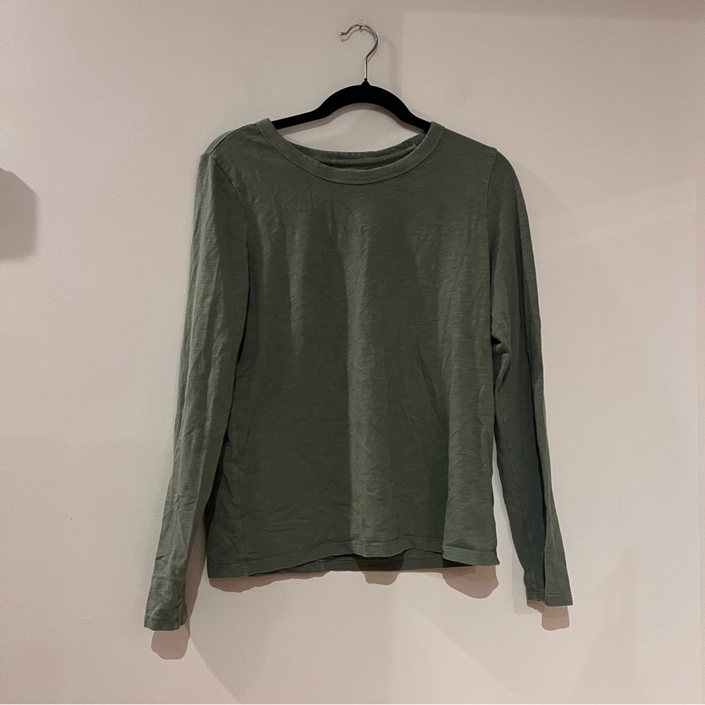 GAP Green Long Sleeve Top